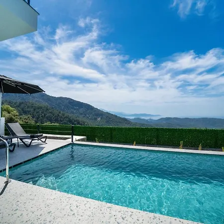 Oxy Private Pools & Seaview & Heated Indoor Pool Вилла